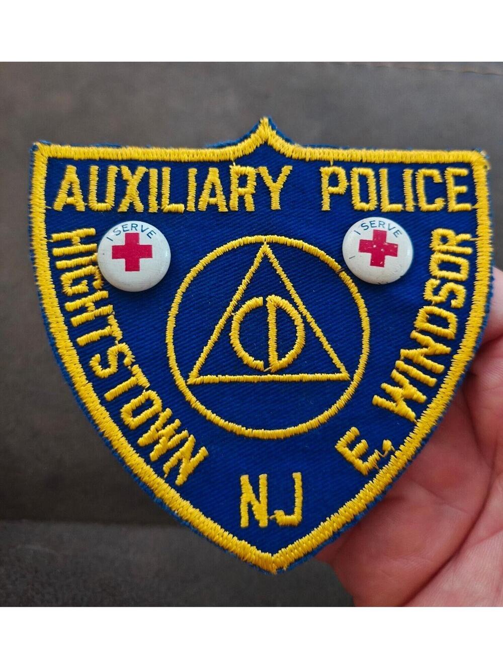 1950s/60s Civil Defense Auxiliary Police Highstown, & E. Windsor N.J Patch.